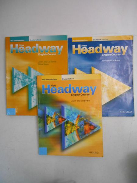 Soars Liz - New Headway English Course, Zestaw 3 książek