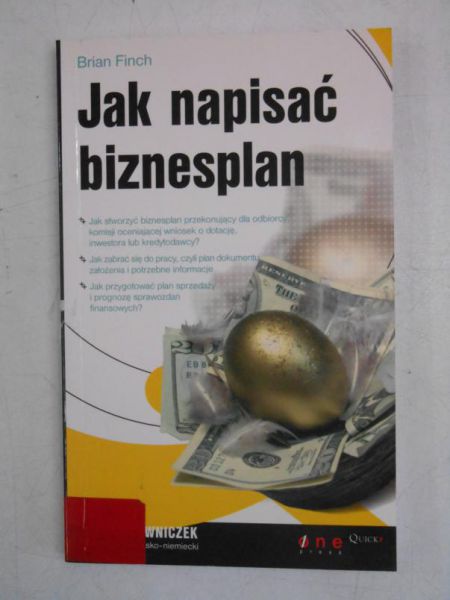 Finch Brian - Jak napisać biznesplan