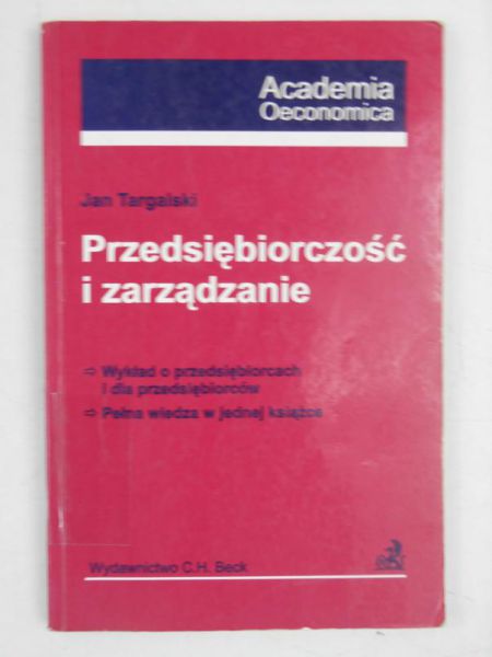 Przedsiębiorczość i zarządzanie