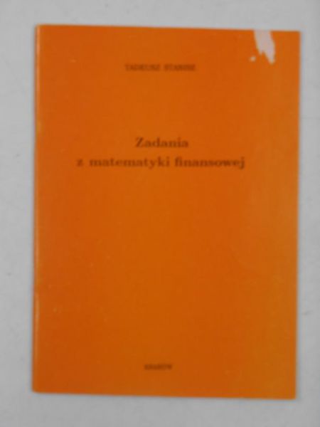 Zadania z matematyki finansowej