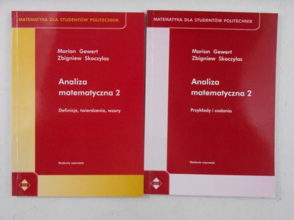 Analiza matematyczna 2, 2 książki