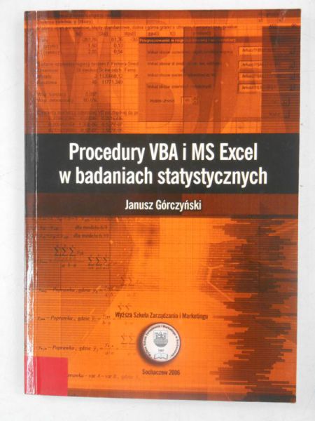 Procedury VBA i MS Excel w badaniach statystycznych
