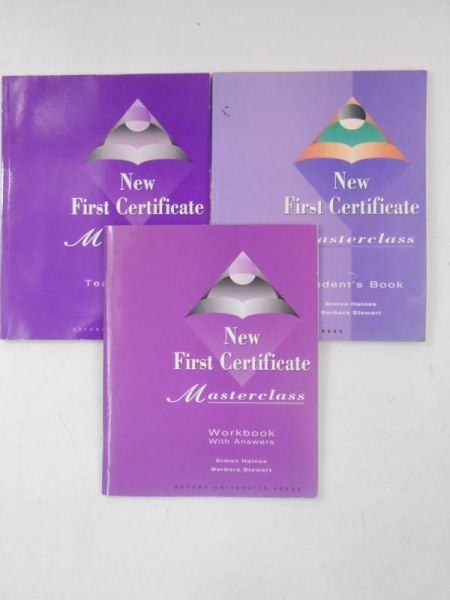 New First Certificate, 3 książki