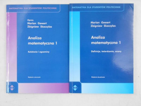 Analiza matematyczna 1: Definicje, twierdzenia, wzory / Kolokwia i egzaminy