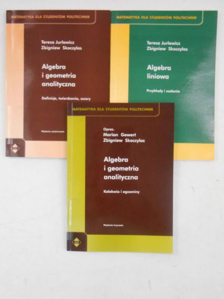 Matematyka dla studentów politechnik. Zestaw 3 książek