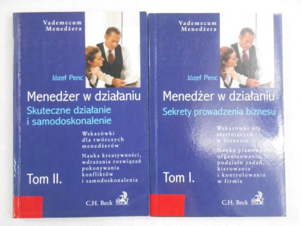 Menedżer w działaniu, Tom I-II