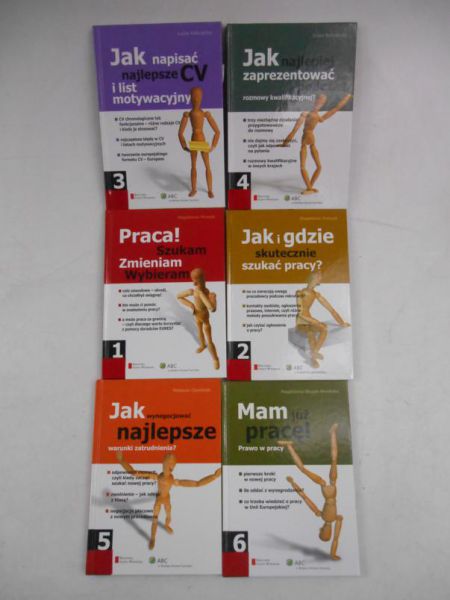 6 kroków do nowej pracy, 6 książek