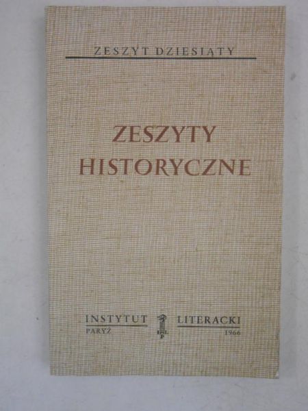 Zeszyty historyczne. Zeszyt 10