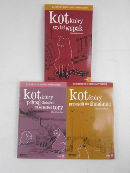 Kot, który…, 3 książki