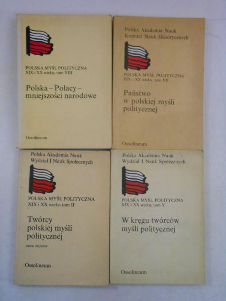 Polska myśl polityczna: XIX i XX w., Tom II, V, VII, VIII