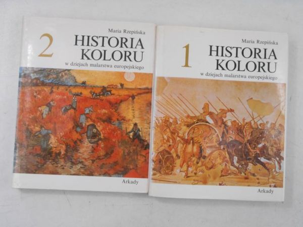 Historia koloru w dziejach malarstwa europejskiego, Tom I-II