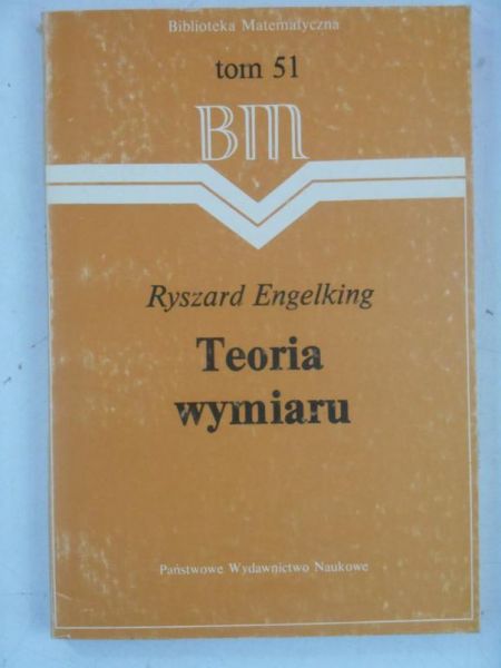 Engelking Ryszard  - Teoria wymiaru, Tom LI, BM