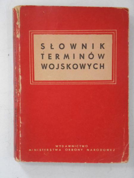 Słownik terminów wojskowych