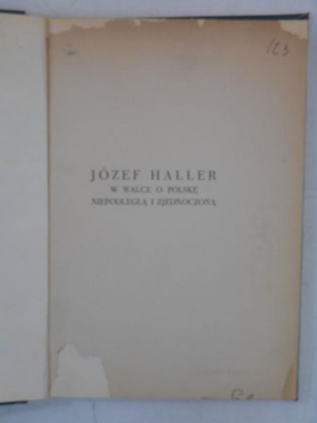 Józef Haller, 1936 r.
