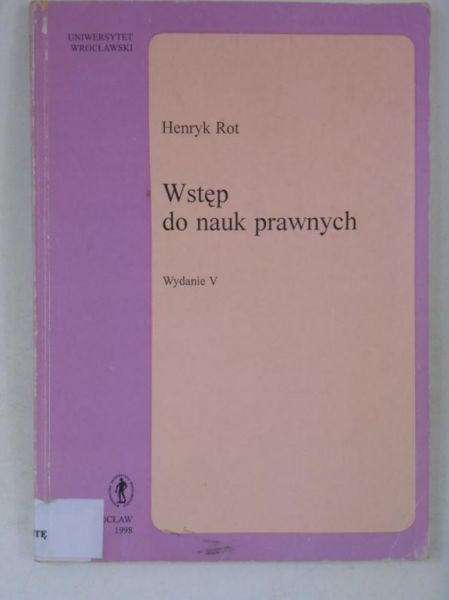 Wstęp do nauk prawnych