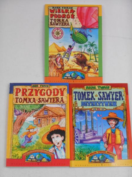 Tomek Sawyer, 3 książki