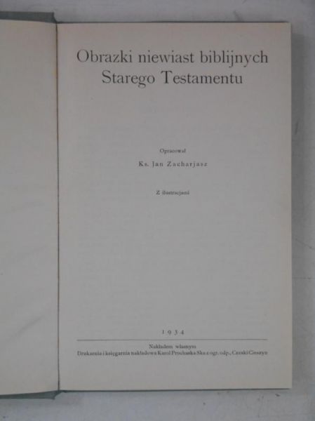 Unicki Jan - Obrazki niewiast biblijnych Starego Testamentu