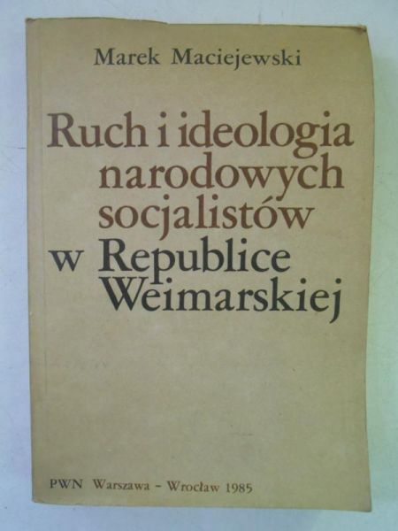 Ruch i ideologia narodowych socjalistów w Republice Weimarskiej