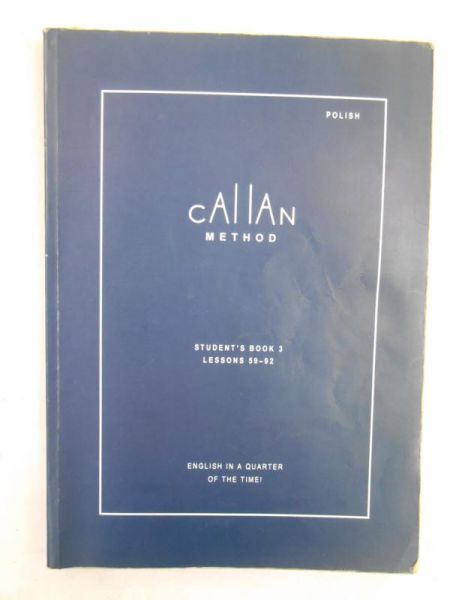 Callan method - Student's book 3: lesson 59-92