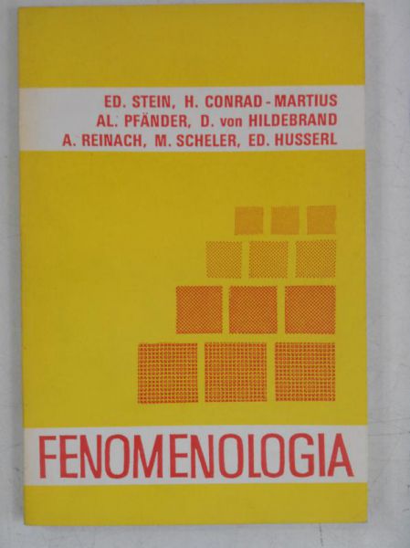 Stein Ed. - Fenomenologia