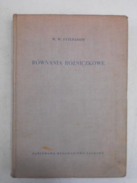 Równania różniczkowe
