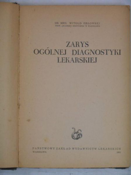 Zarys ogólnej diagnostyki lekarskiej