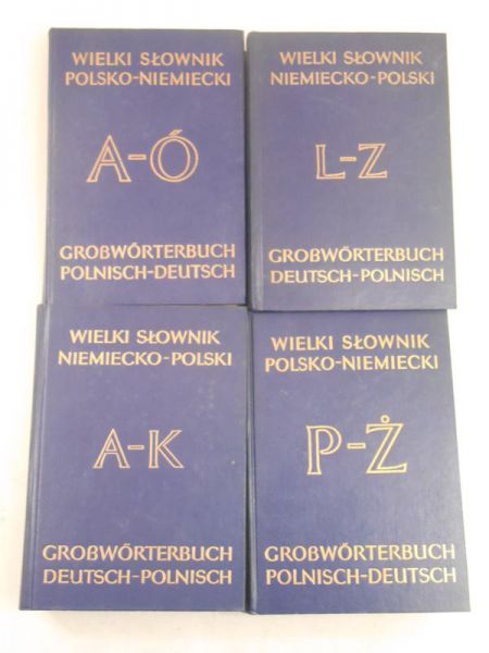 Wielki słownik niemiecko-polski, polsko-niemiecki, 4 tomy