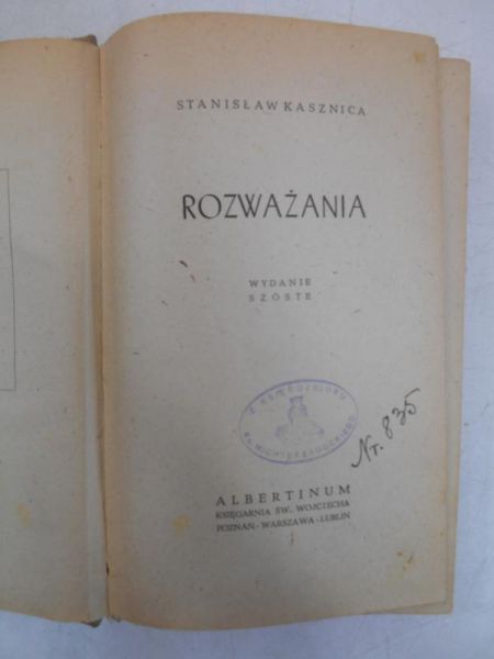 Rozważania, 1946 r.