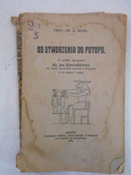 Od stworzenia do Potopu, 1910 r.