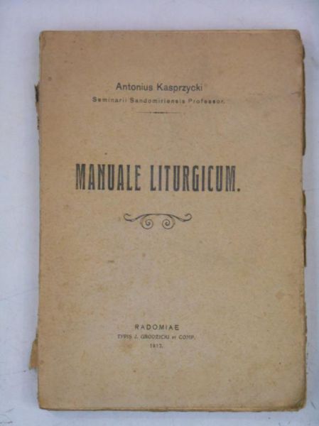 Manuale liturgicum, 1917 r.
