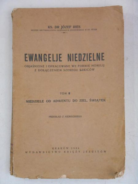 Ewangelje niedzielne, Tom I, 1936 r.