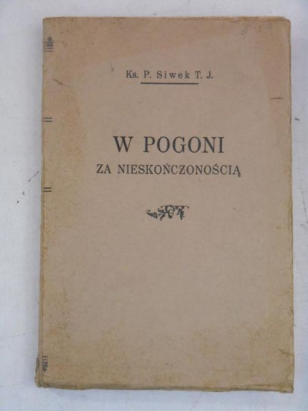 W pogoni za nieskończonością, 1930 r.