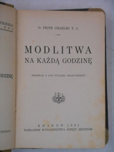 Modlitwa na każdą godzinę, 1931 r.