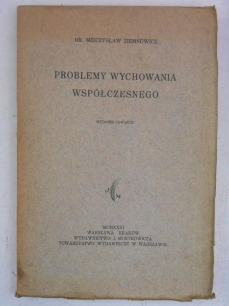 Problemy wychowania współczesnego, 1931 r.