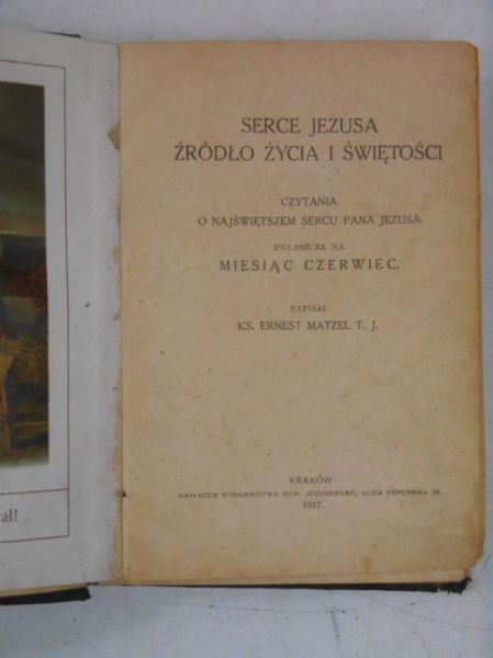 Matzel Ernest - Serce Jezusa Źródło życia i Świętości, 1917 r.