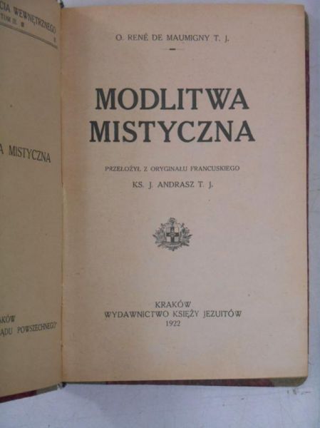 Maumigny de Rene - Modlitwa mistyczna, 1922 r.