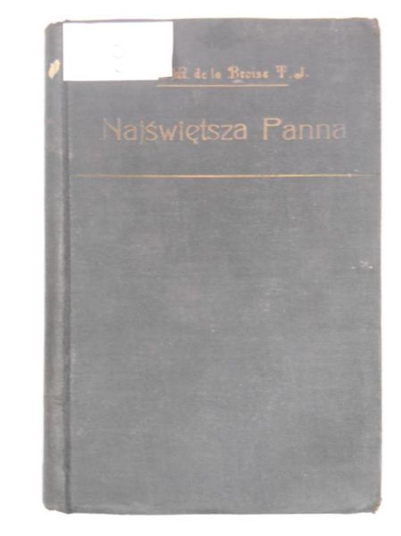 Najświętsza panna, 1925 r.