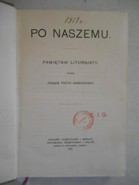 Po naszemu, 1917 r.
