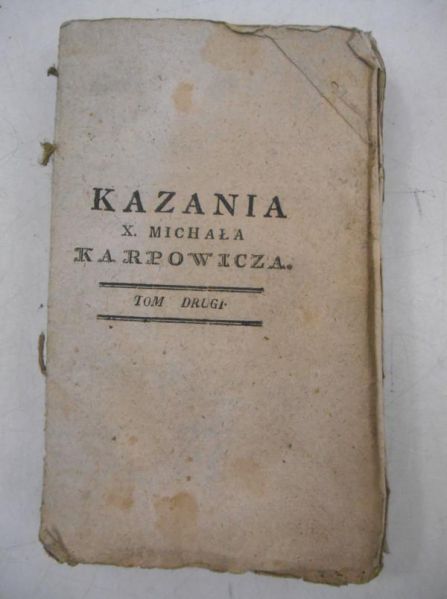 Kazania X. Michała Karpowicza, Tom II, 1806 r.