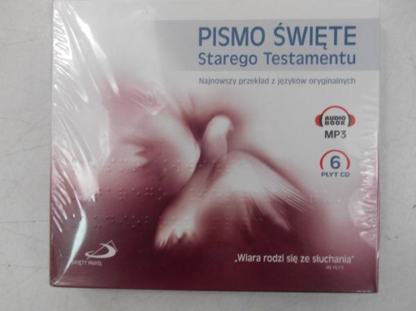 Pismo Święte Starego Testamentu. 6 płyt CD, Audiobook, Nowa