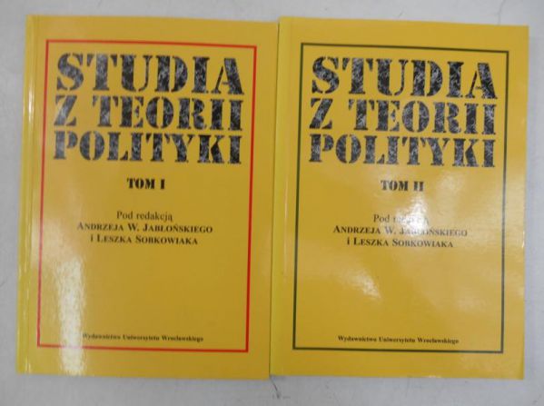 Studia z teorii polityki, 2 tomy