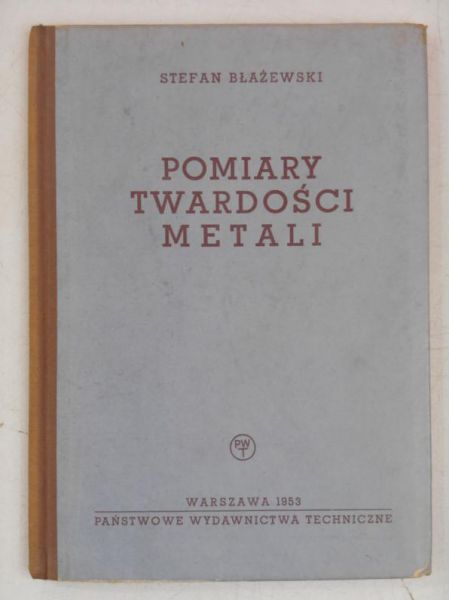 Pomiary twardości metali