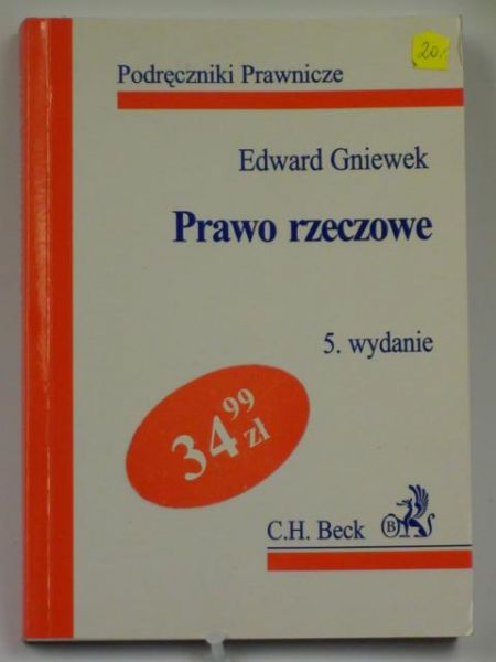 Gniewek Edward - Prawo rzeczowe