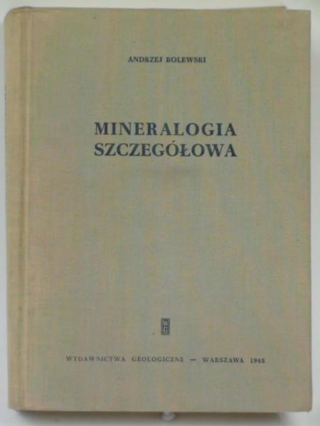 Mineralogia szczegółowa