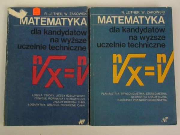 Matematyka dla kandydatów na wyższe uczelnie techniczne, t. I-II
