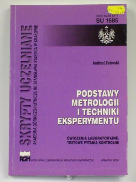 Podstawy metrologii i techniki eksperymentu