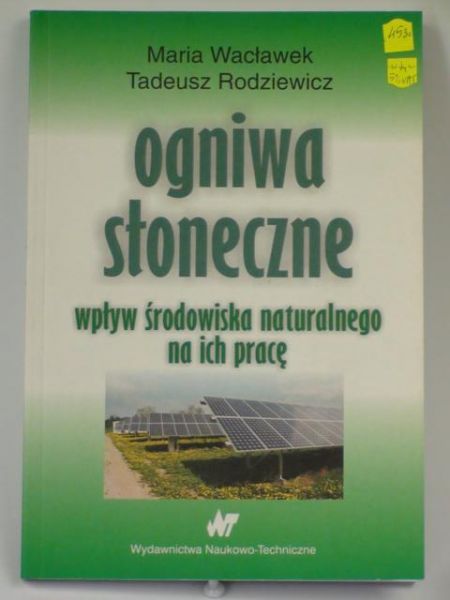 Rodziewicz Tadeusz - Ogniwa słoneczne