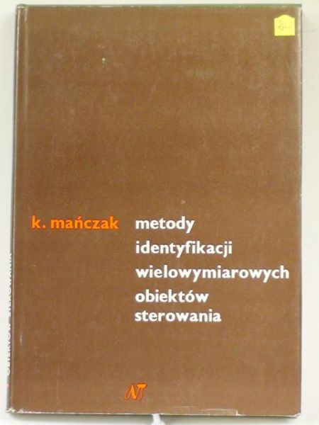 Metody identyfikacji wielowymiarowych obiektów sterowania