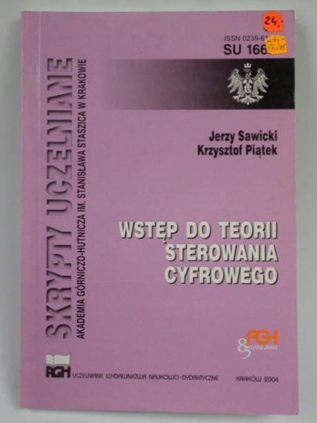 Sawicki J.,   - Wstęp do teorii sterowania cyfrowego