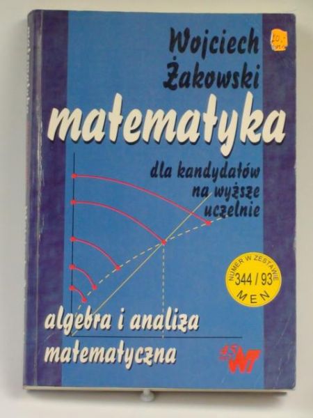 Matematyka dla kandydatów na wyższe uczelnie